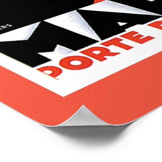 Marseille Porte de L'Afrique Poster (Hoek)