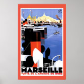 Marseille Porte de L'Afrique Poster (Voorkant)