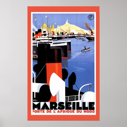 Marseille Porte de L'Afrique Poster (Voorkant)