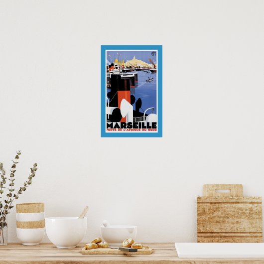 Marseille Poster (Keuken)