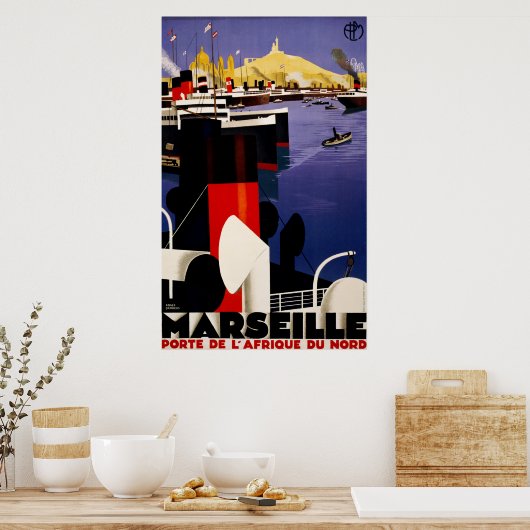 Marseille Poster (Keuken)