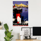 Marseille Poster (Thuiskantoor)