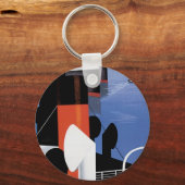 Marseille Poster Sleutelhanger (Voorkant)