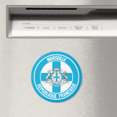 Marseille Round Emblem Magneet (Insitu (Vaatwasser))