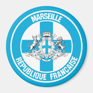 Marseille Round Emblem Magneet