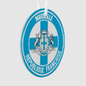 Marseille Round Emblem Ornament (voorkant)