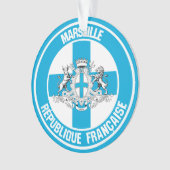 Marseille Round Emblem Ornament (voorkant)