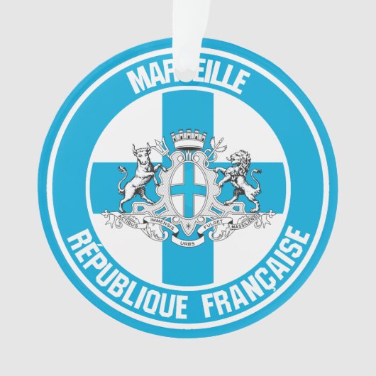 Marseille Round Emblem Ornament (voorkant)