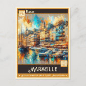 Marseille |  schilderij briefkaart (Voorkant)