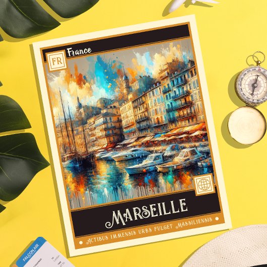 Marseille |  schilderij briefkaart