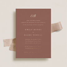 Marseille Terracotta & Roos Gold Folie Wedding