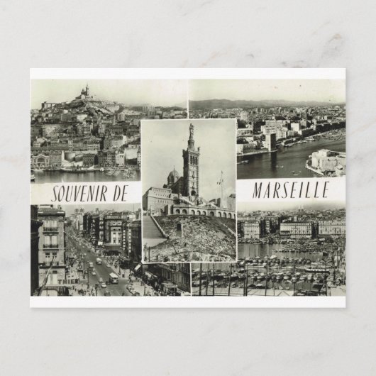 Marseille, vroege multiview briefkaart (Voorkant)