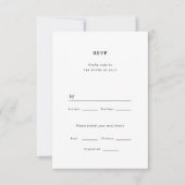 Marseille Wedding RSVP-kaart RSVP Kaartje (Voorkant)