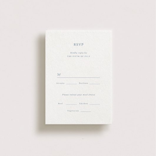 Marseille Wedding RSVP-kaart RSVP Kaartje