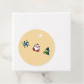 Marsepein Origami Kerstmis Bedankjes Labels (In situ)