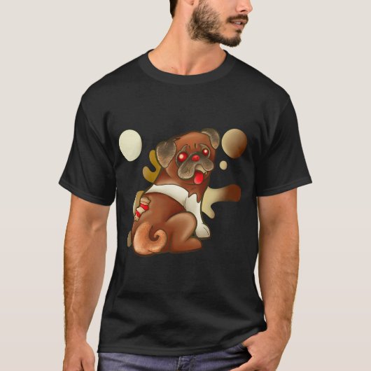 Marsepein puggentaart t-shirt (Voorkant)
