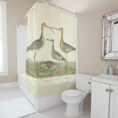 Marsh Bird Curlew Snipe Birding Douchegordijn (In situ)