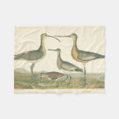 Marsh Bird Curlew Snipe Birding Fleece Deken (Voorkant (Horizontaal))