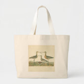 Marsh Bird Curlew Snipe Birding Grote Tote Bag (Voorkant)