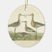 Marsh Bird Curlew Snipe Birding Keramisch Ornament (Links)