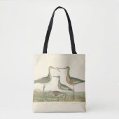 Marsh Bird Curlew Snipe Birding Tote Bag (Voorkant)