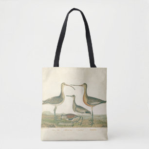 Marsh Bird Curlew Snipe Birding Tote Bag