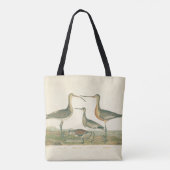 Marsh Bird Curlew Snipe Birding Tote Bag (Achterkant)