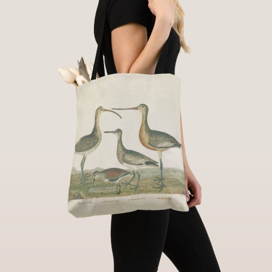 Marsh Bird Curlew Snipe Birding Tote Bag (Dichtbij)