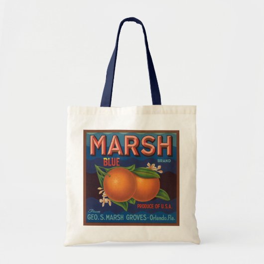 Marsh Brand | citrusetiket Tote Bag (Voorkant)