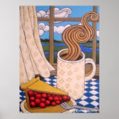 Marsh & Clouds Poster (Voorkant)