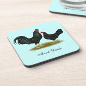 Marsh Daisy Chickens Onderzetter (Linkerzijde)