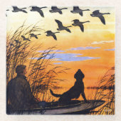 Marsh door Paul Bransom Glazen Onderzetter (Voorkant)