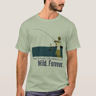 Marsh Gevist op Deweken Island - Blue Water T-shirt