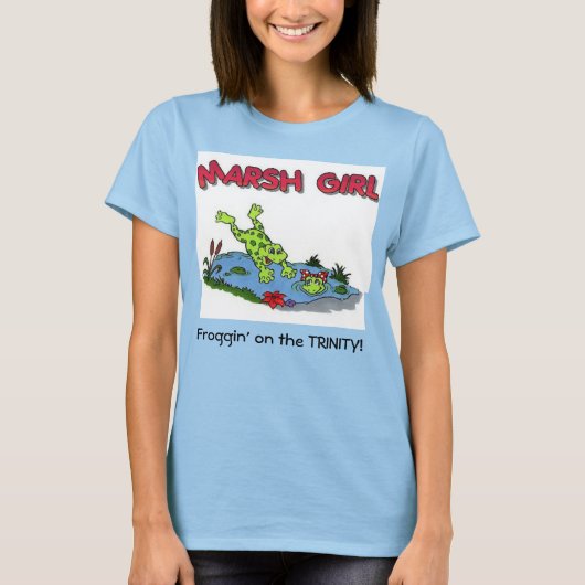 Marsh Girl Frog T-shirt (Voorkant)