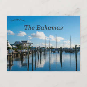 Marsh Harbour bij Abaco op de Bahama's Briefkaart