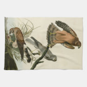 Marsh Hawk uit Audubon's Birds of America Theedoek (Horizontaal)