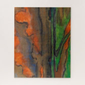 Marsh Landschap onder rode wolken | Emil Nolde | Legpuzzel (Verticaal)