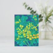 Marsh Marigold Summer Wildbloemen Floral Painting Briefkaart (Staand voorkant)