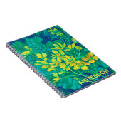 Marsh Marigold Summer Wildbloemen Floral Painting Notitieboek (Rechterzijde)