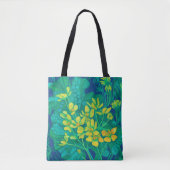 Marsh Marigold Summer Wildbloemen Floral Painting Tote Bag (Voorkant)
