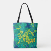 Marsh Marigold Summer Wildbloemen Floral Painting Tote Bag (Achterkant)