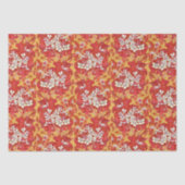 Marsh Marigold Wildflower Buttercup Bloemen Rood Tissuepapier (Voorkant)