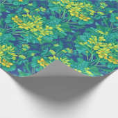 Marsh Marigold Wildflower Geel Bloemen Patroon Cadeaupapier (Hoek)