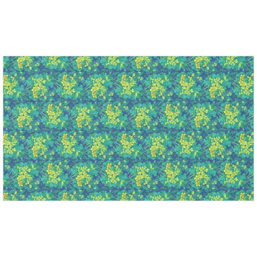 Marsh Marigold Wildflower Geel Bloemen Patroon Tafelkleed (Voorkant (Horizontaal))