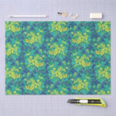 Marsh Marigold Wildflower Geel Bloemen Patroon Tissuepapier (Craft)