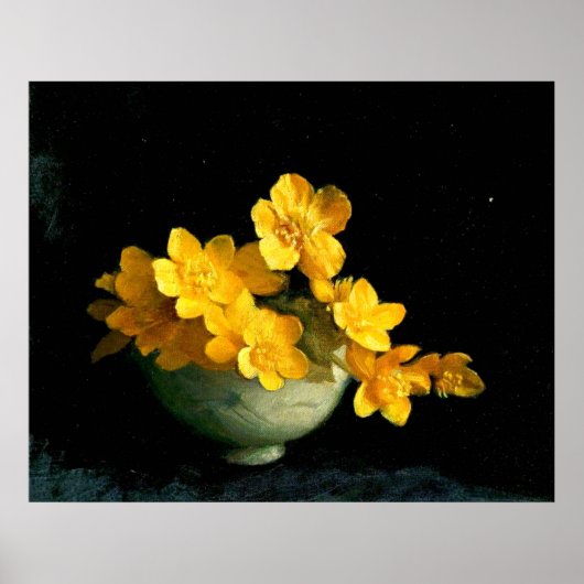 Marsh Marigolds, nog steeds levenspatter Poster (Voorkant)