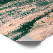 Marsh met Pink Sky  Landscape Poster (Hoek)