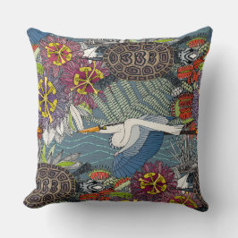 marsh NC blauwe leisteen Kussen