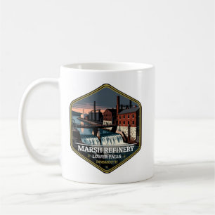 Marsh Raffinaderij Lower Falls Innsmouth Vintage R Koffiemok