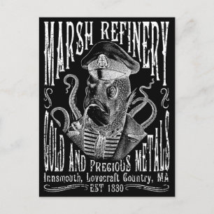 Marsh Refining Company Innsmouth Lovecraft Briefkaart